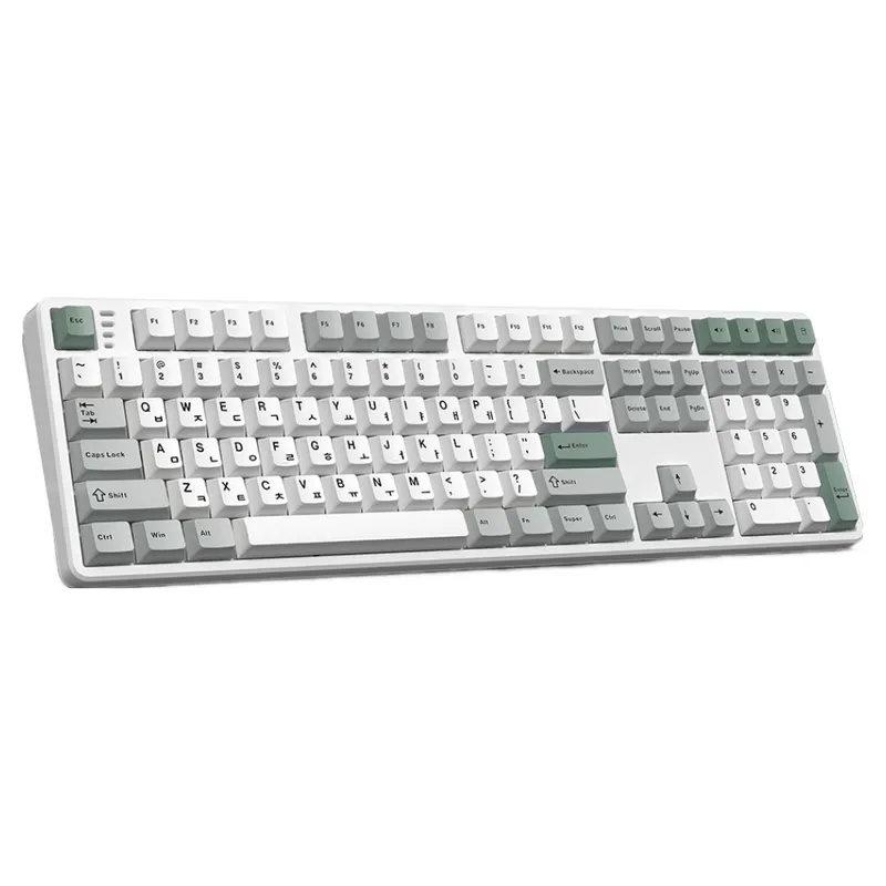 한성컴퓨터 GK798 PRO 가스켓 기계식 키보드 메탈화이트