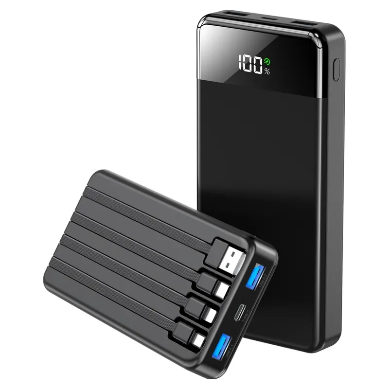UOOFON 일체형 보조배터리 30000mAh 4개 케이블