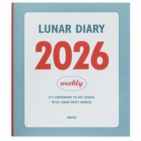 Equator 2026 루나 음력 위클리 다이어리 푸른색