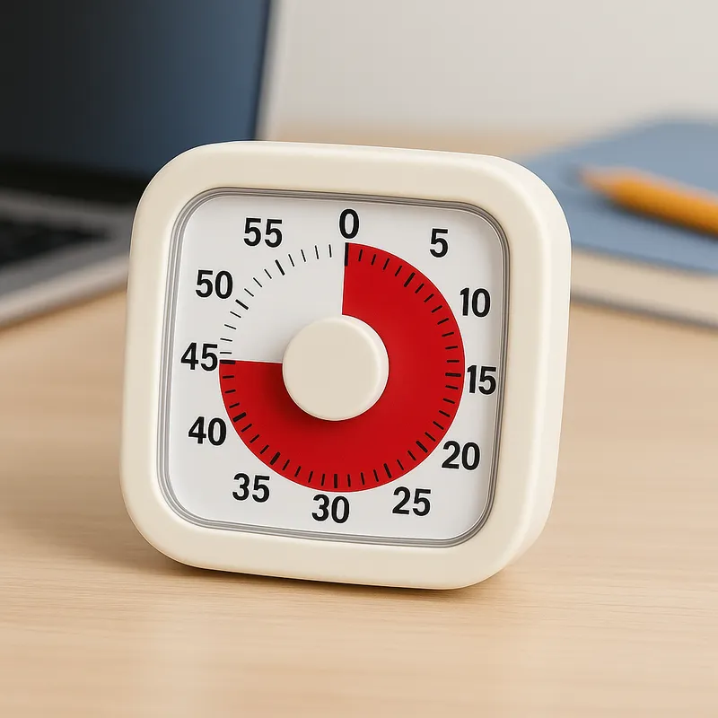 하이쉬 무소음 뽀모도로 타이머 화이트