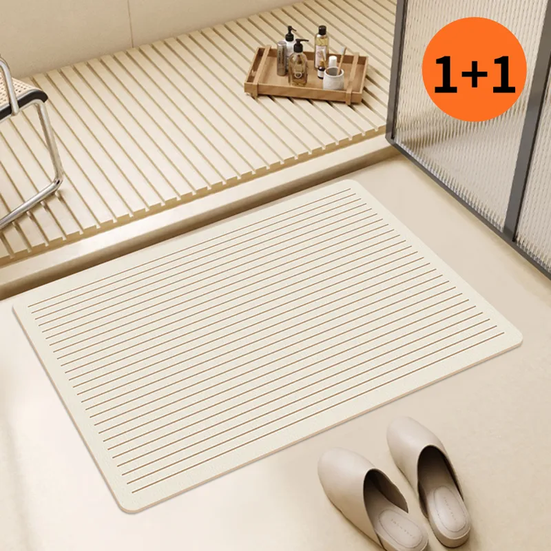 일상up 규조토 욕실매트 1+1