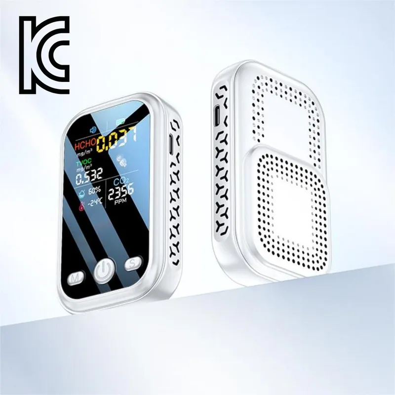 KC인증 5-in-1 스마트 공기질 측정기