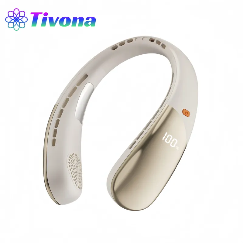 Tivona 무선 넥밴드 선풍기 H812 흰색
