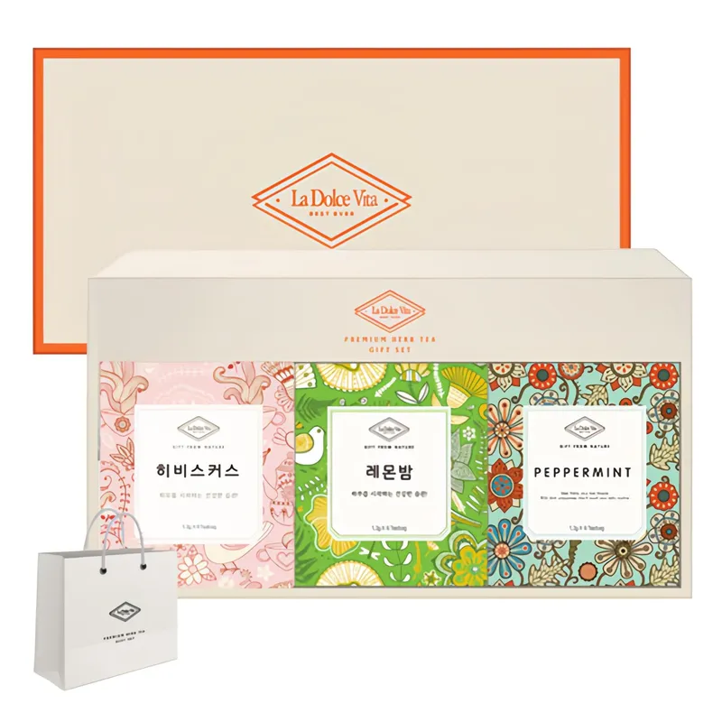 라돌체비타 프리미엄 허브차 3종 선물세트 1세트