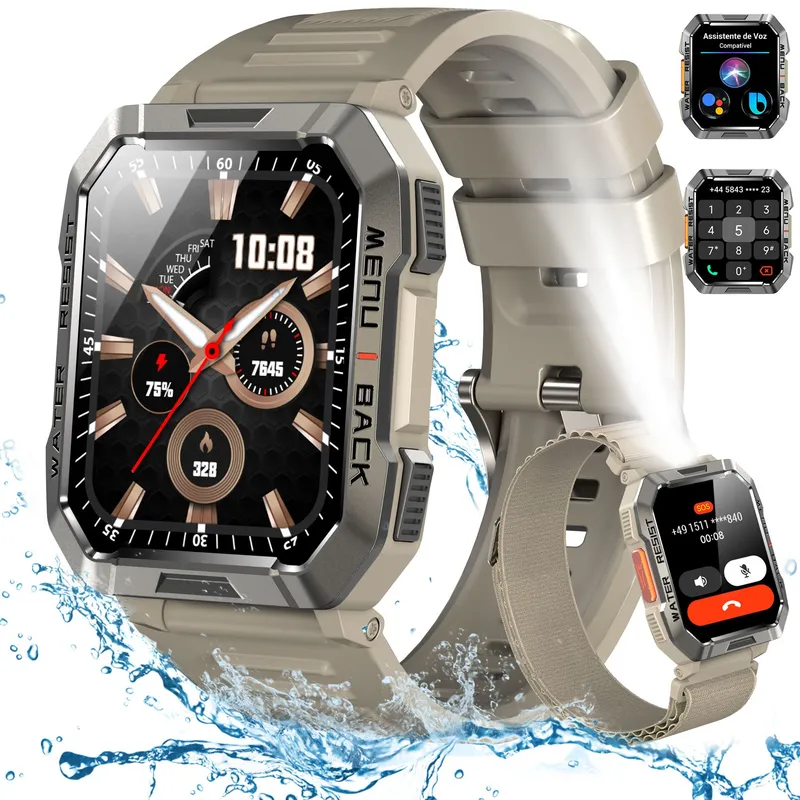 IOWODO W60 아웃도어 스마트워치 블랙