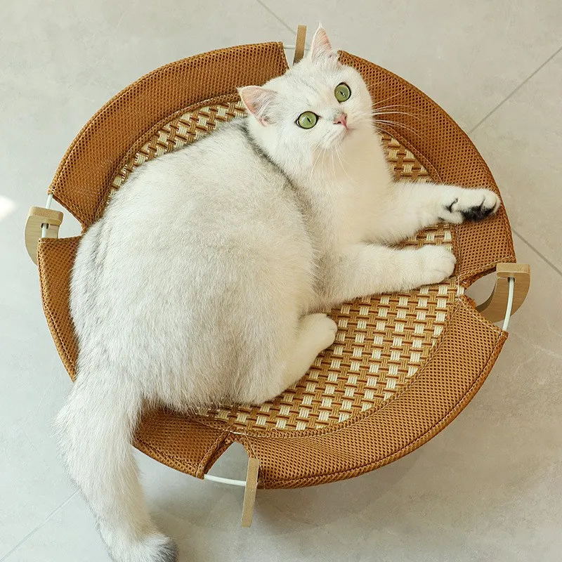 고양이 여름 해먹 돗자리형 침대 세탁 가능