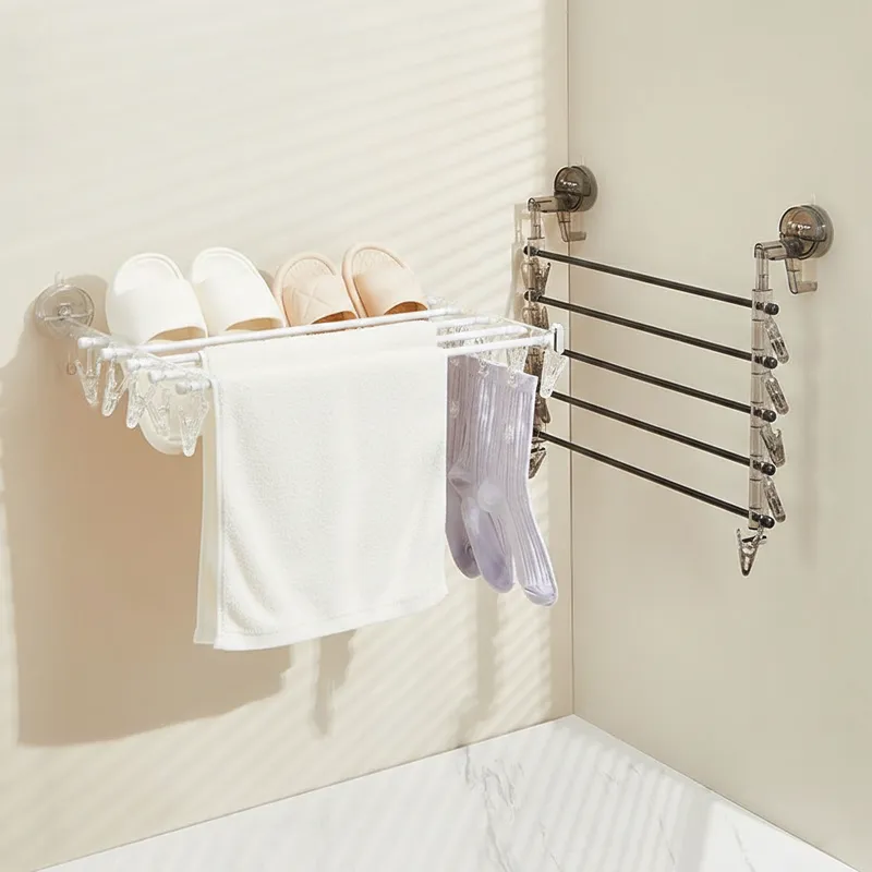 K-STORE 접이식 흡착식 수건 건조대