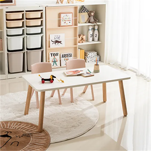 리바트 꼼므 어린이 책상 의자 세트 핑크