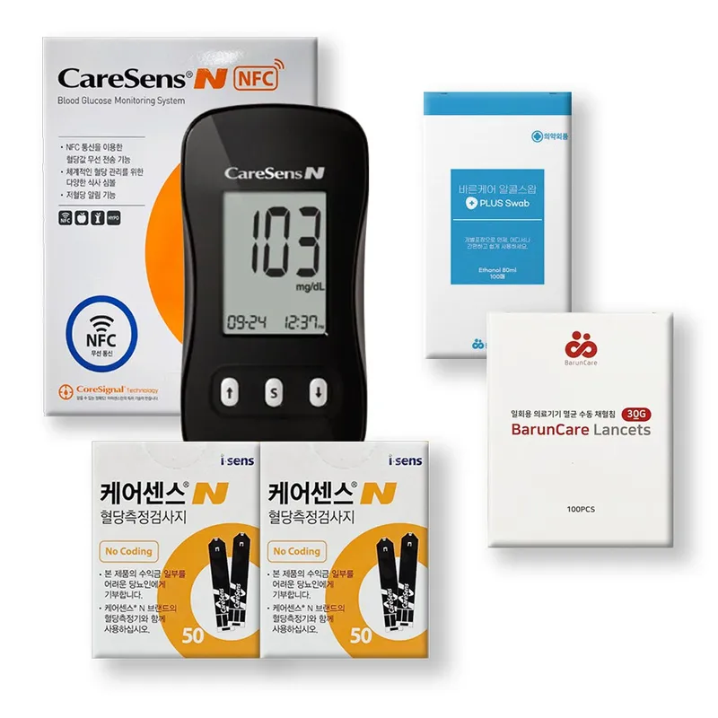 케어센스N 혈당측정기 세트
