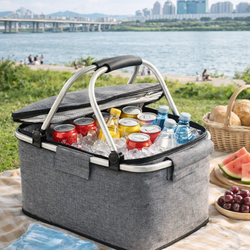 로로먼트 접이식 보냉가방 쿨러백