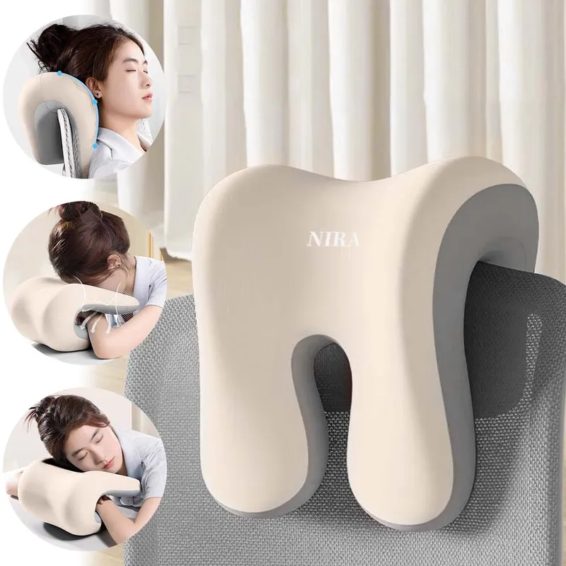 YOPENCE 목 쿠션 헤드레스트 아이보리