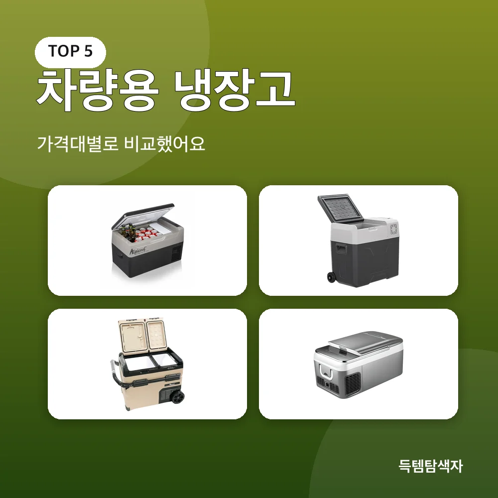 차량용 냉장고 추천 비교
