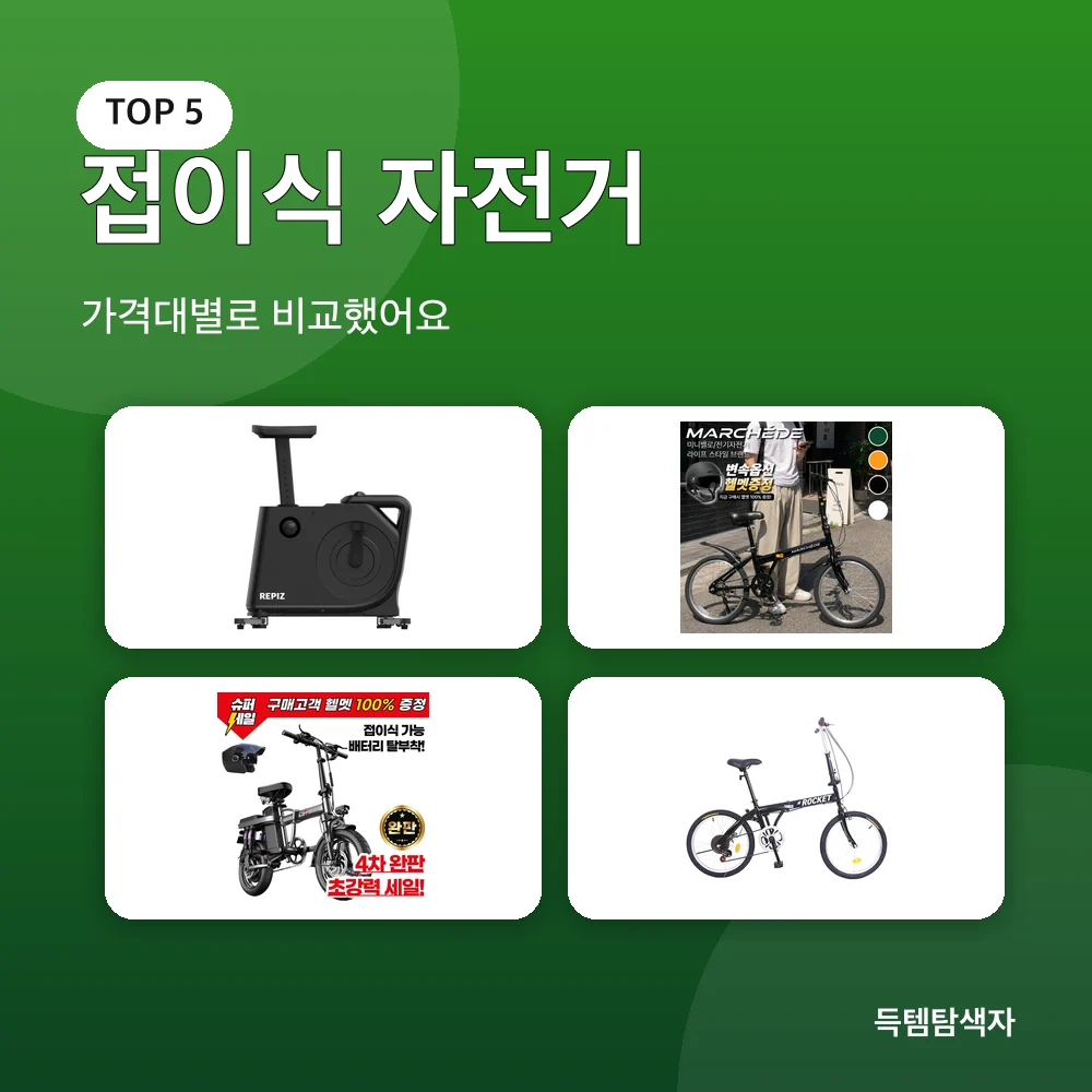 접이식 자전거 추천 비교