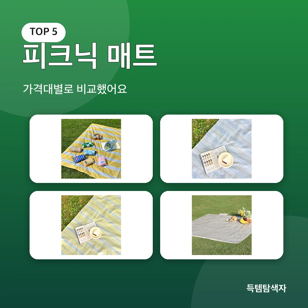 피크닉 매트 추천 비교