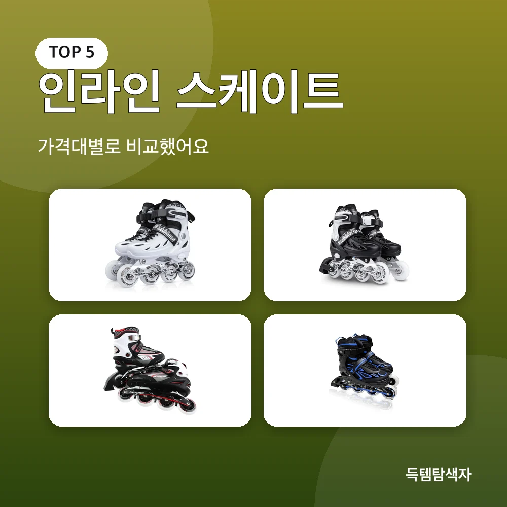 인라인 스케이트 추천 비교