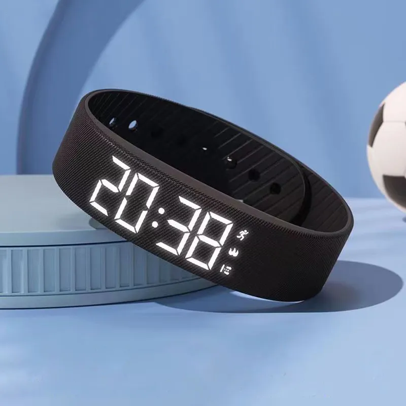 러브심플 전자시계 손목 진동알람시계 스마트 밴드 블랙