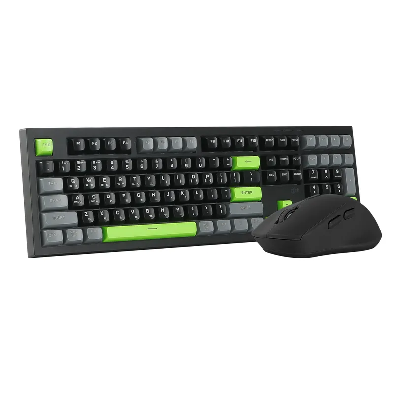 지클릭커 오피스프로 WMK50 무선 블루투스 키보드 마우스 세트