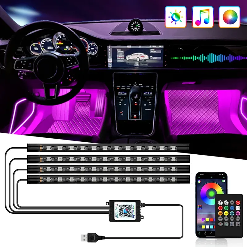 네온 LED 차량용 RGB 무드등