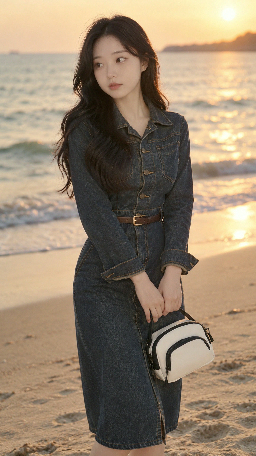 원피스 한 벌로 착장 사진