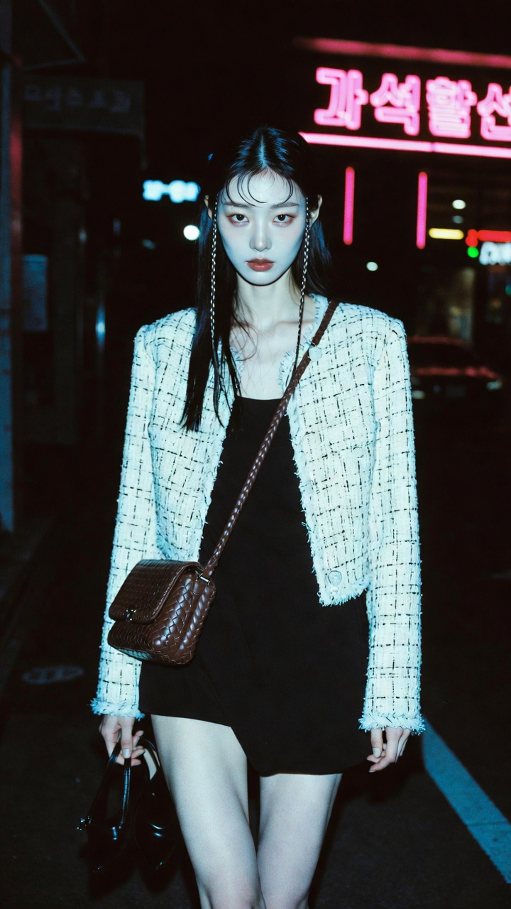 블랙에 트위드 하나 2