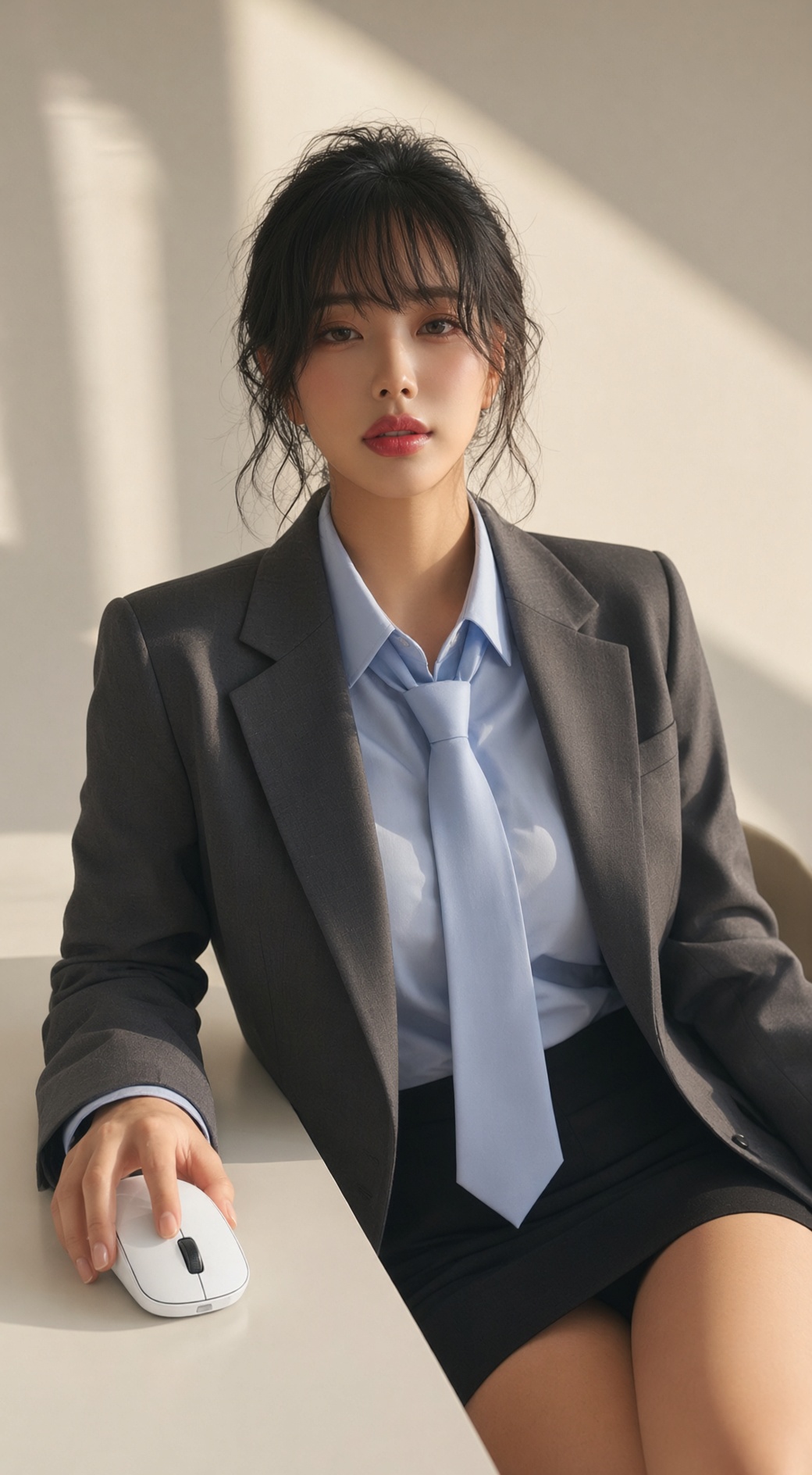 책상 앞에서도 차려입기로 했다 1