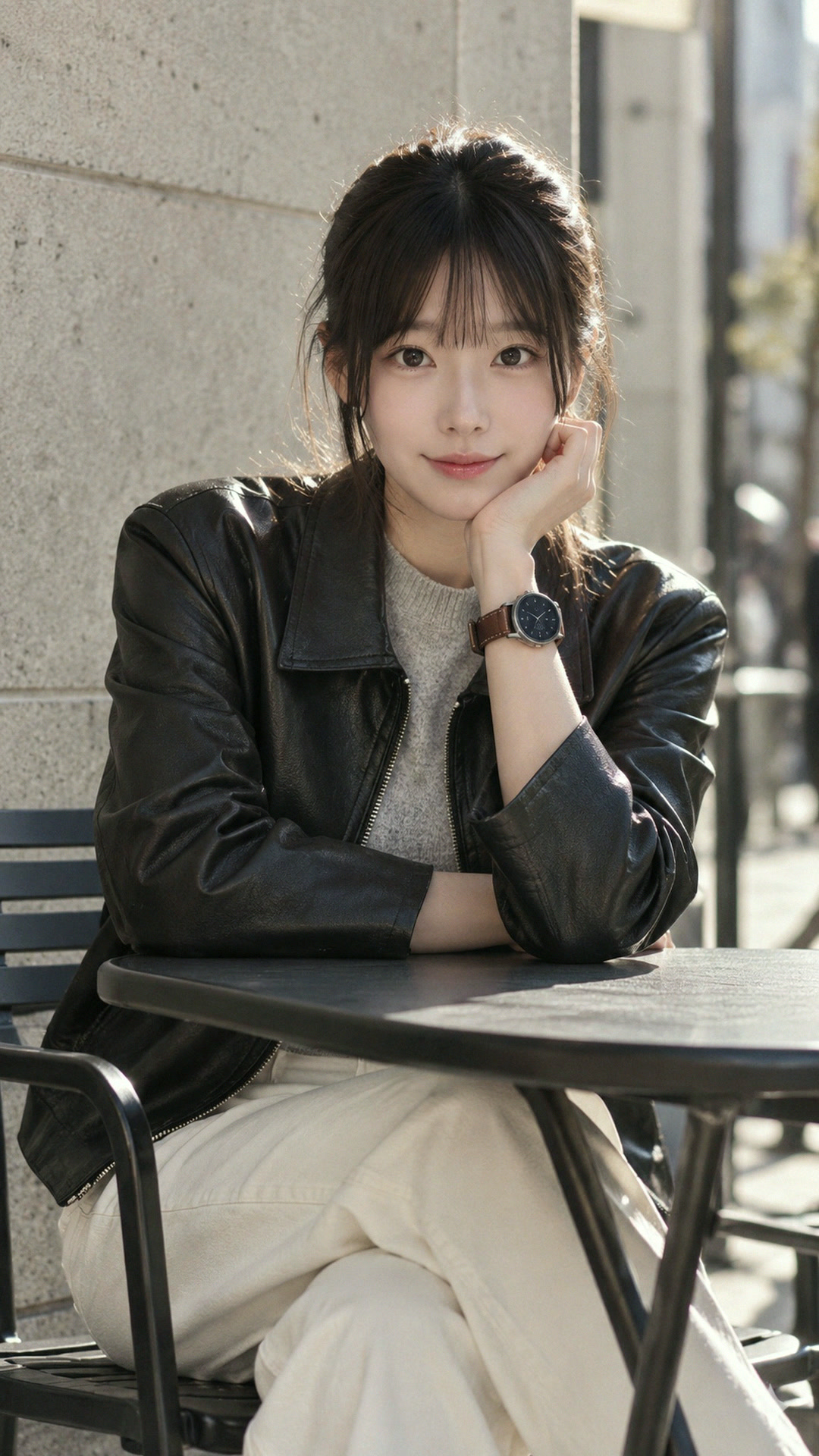 가죽 줄 하나로 출근 시계 2