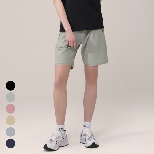 에버라스트 여성 여름 5부 반바지 스트라이프 팬츠