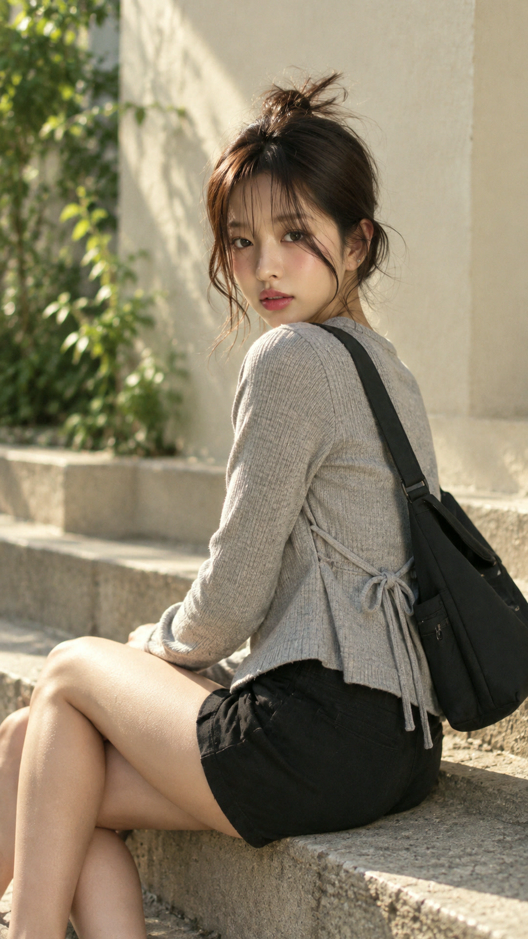 가디건 하나 걸쳤다