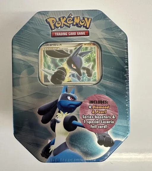 Diamond & Pearl 틴 Lucario LV. X