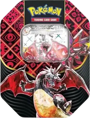Paldean Fates 틴 International Charizard Ex
