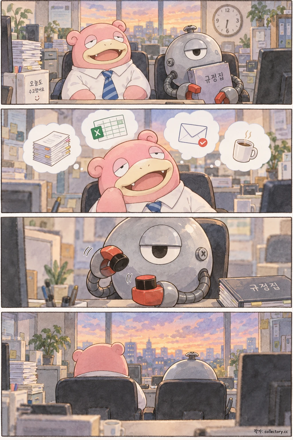 퇴근 도장 4