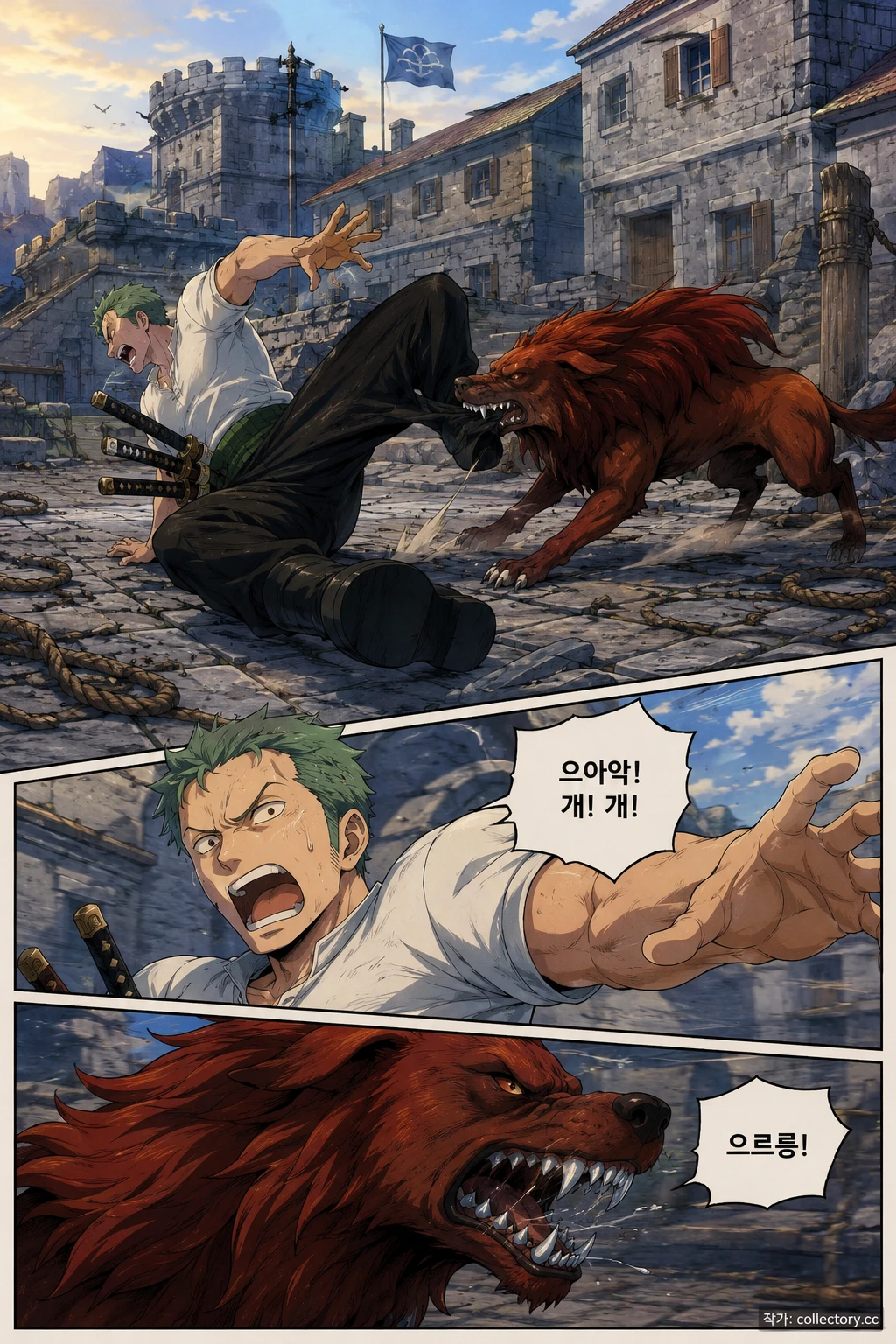 반 박자 늦은 검 4