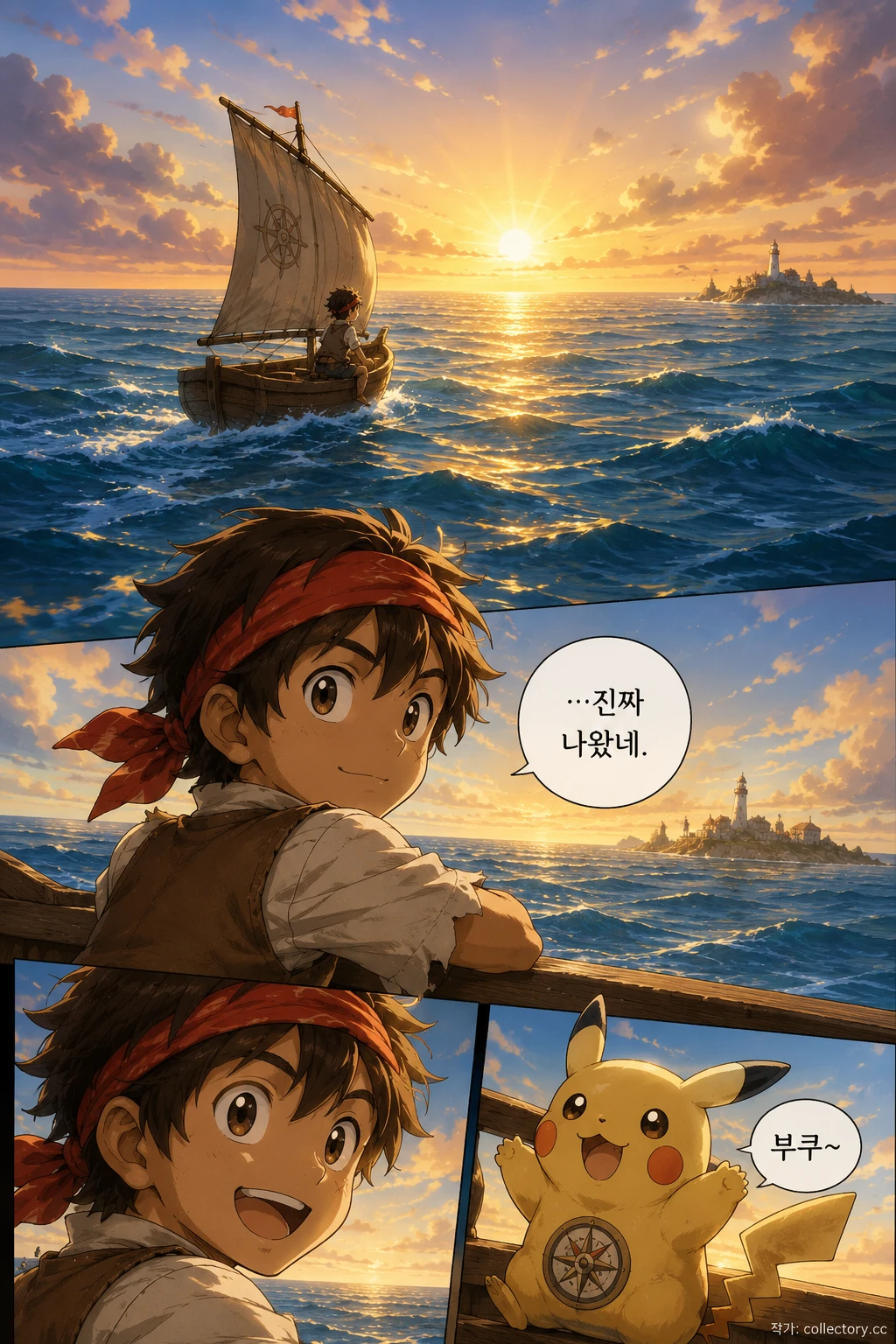 첫 바다, 그리고 묶인 사내